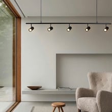 Tyrese Aluminium 5 Light Linear Pendant